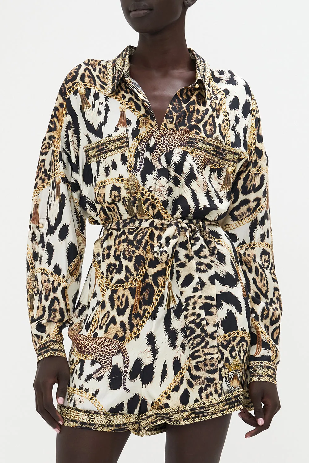LONG SLEEVE BOILER PLAYSUIT ROLE CALL
