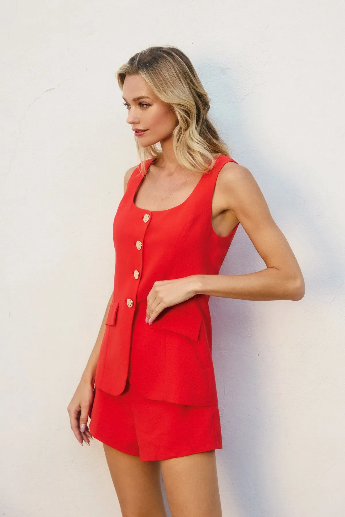 Luca Vest Suit Romper