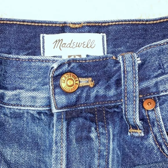 Madewell The Dad Jean Denim City Off Shorts 27