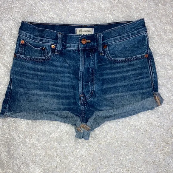 Madewell The Dad Jean Denim City Off Shorts 27