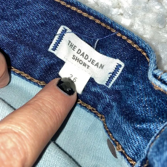 Madewell The Dad Jean Denim City Off Shorts 27