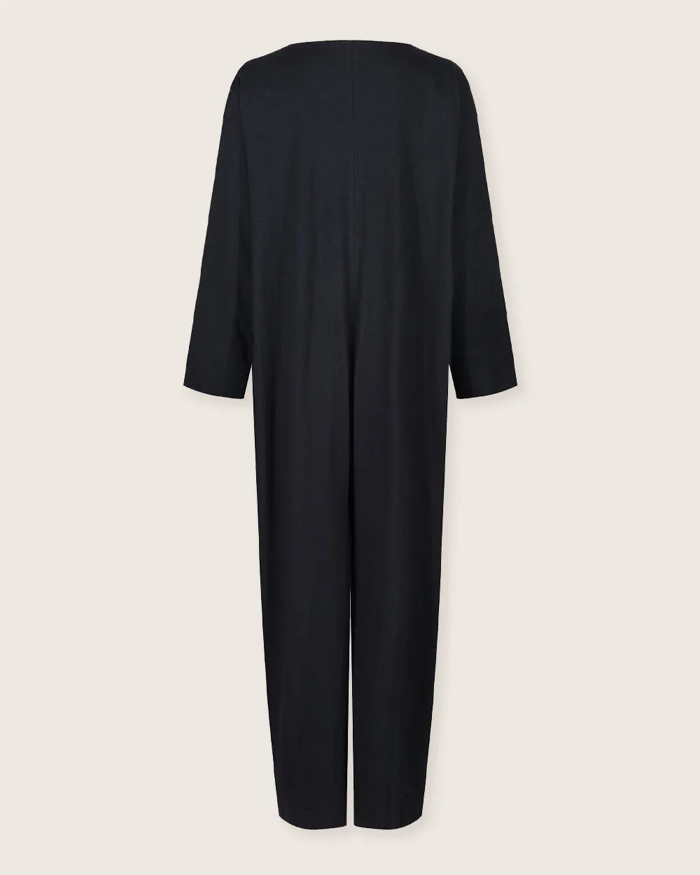 Mai Black V-Neck Jumpsuit