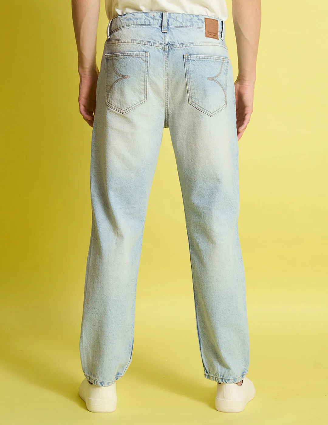 Men Relax Fit Blue Jeans