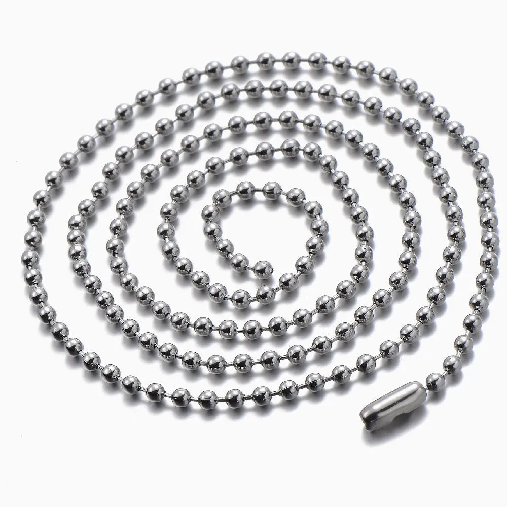 Men Steel Motorcycle Bike Chain Skulls Oval Medal Pendant Necklace with 23.6 inches Ball Chain