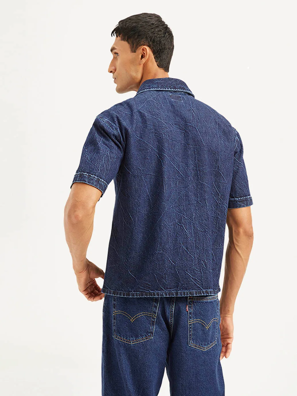 Men's Solid Relaxed Fit Shirt