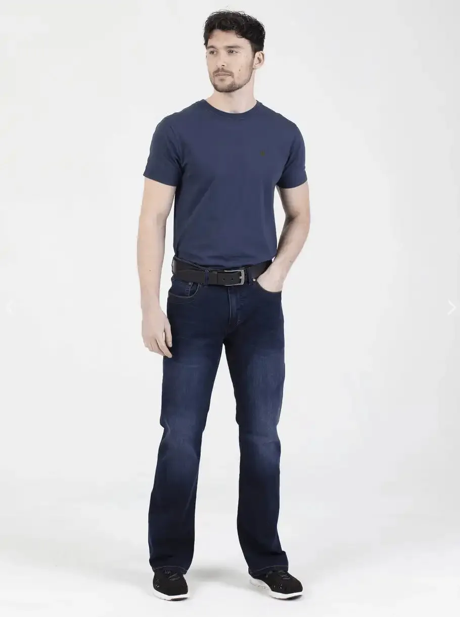 Mish Mash Men's Jeans Bootcut 1941 Mustang Blue/Black