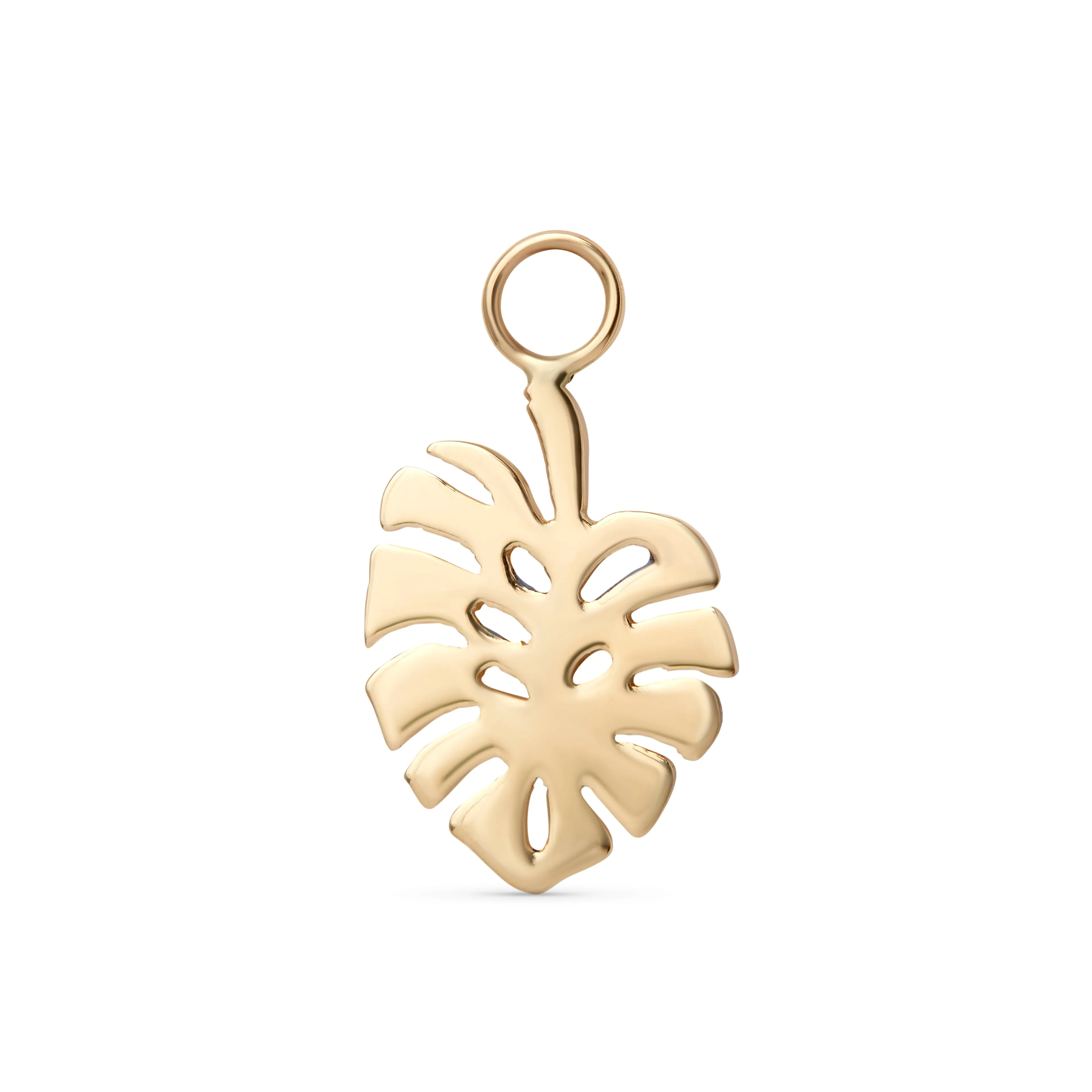 Monstera Leaf Gold Charm