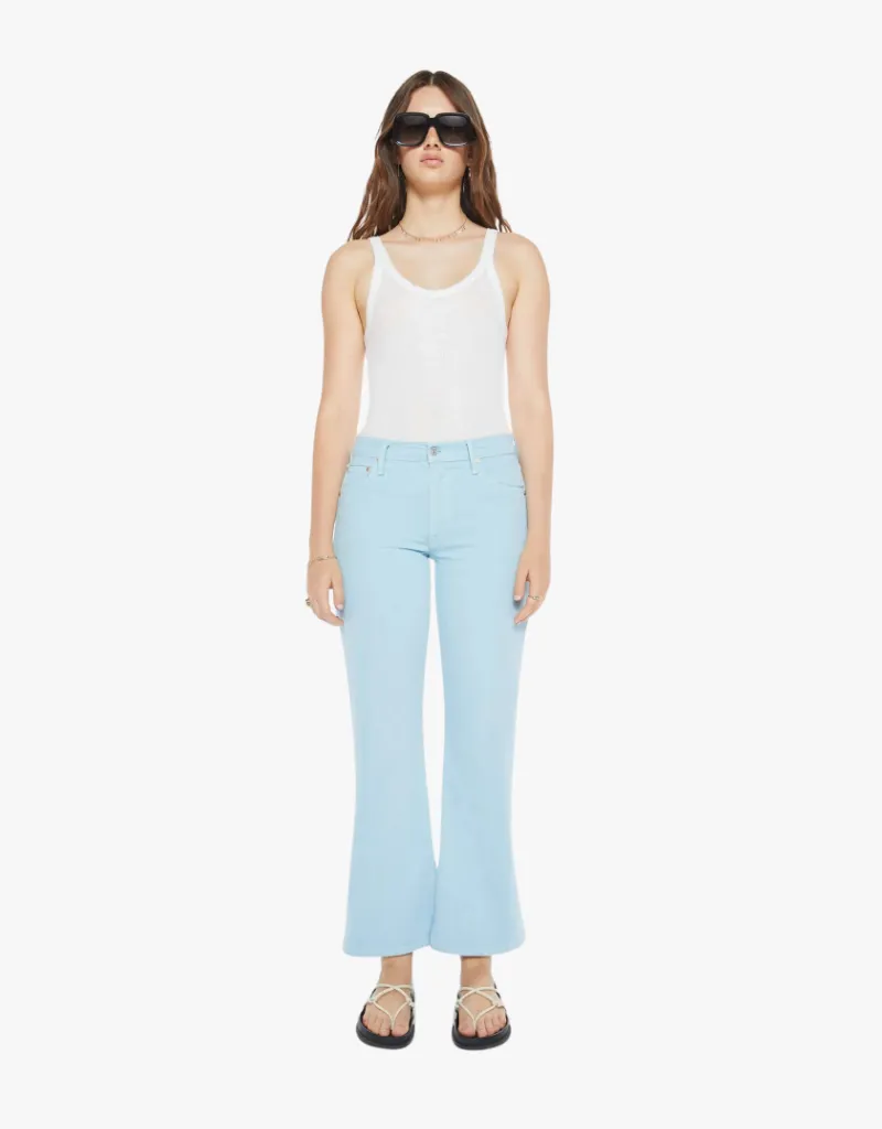 Mother The Bookie Flood Jeans in Air Blue
