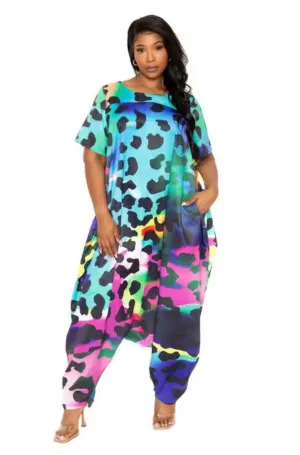 Multi-Way Printed Jumpsuit