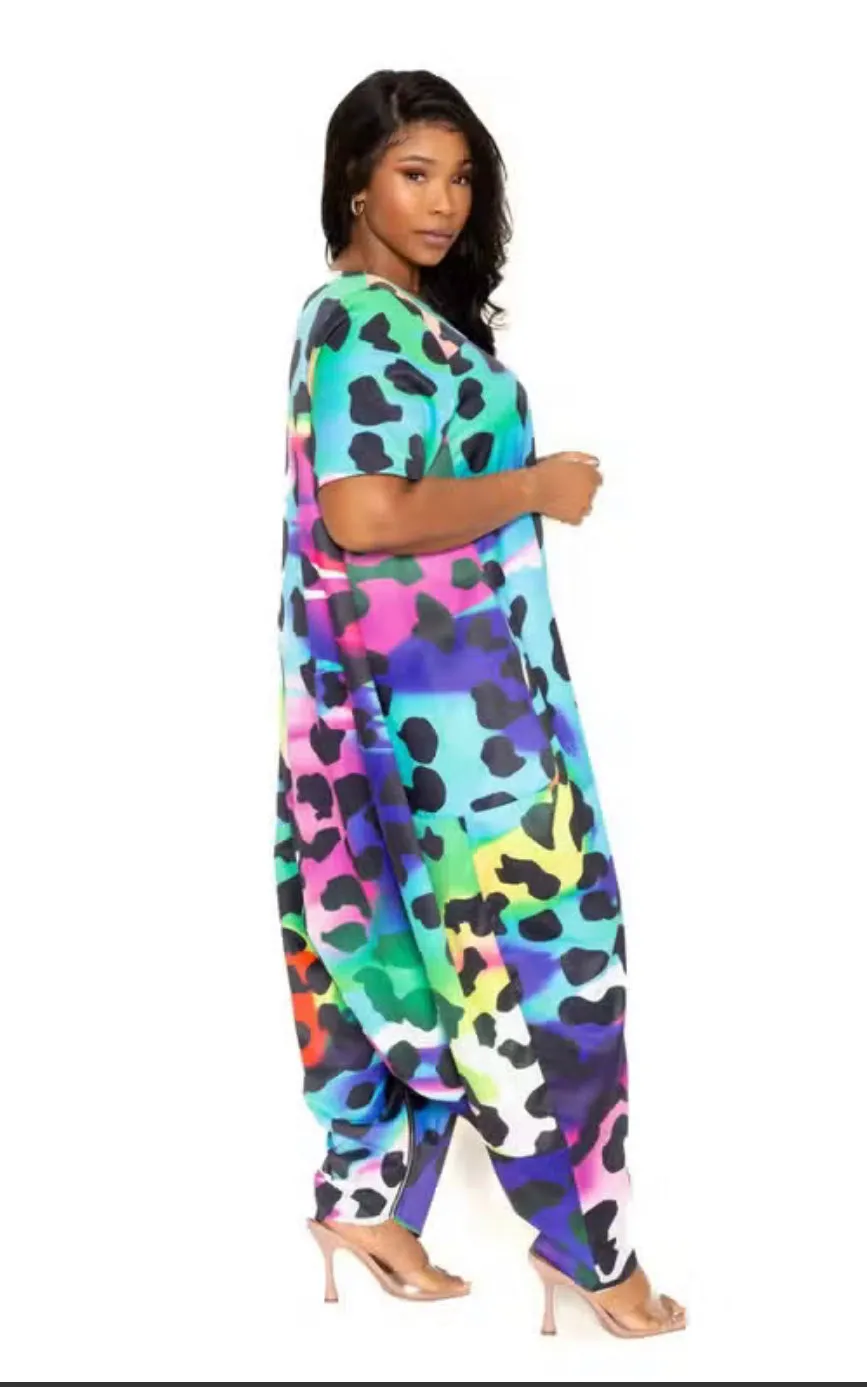 Multi-Way Printed Jumpsuit