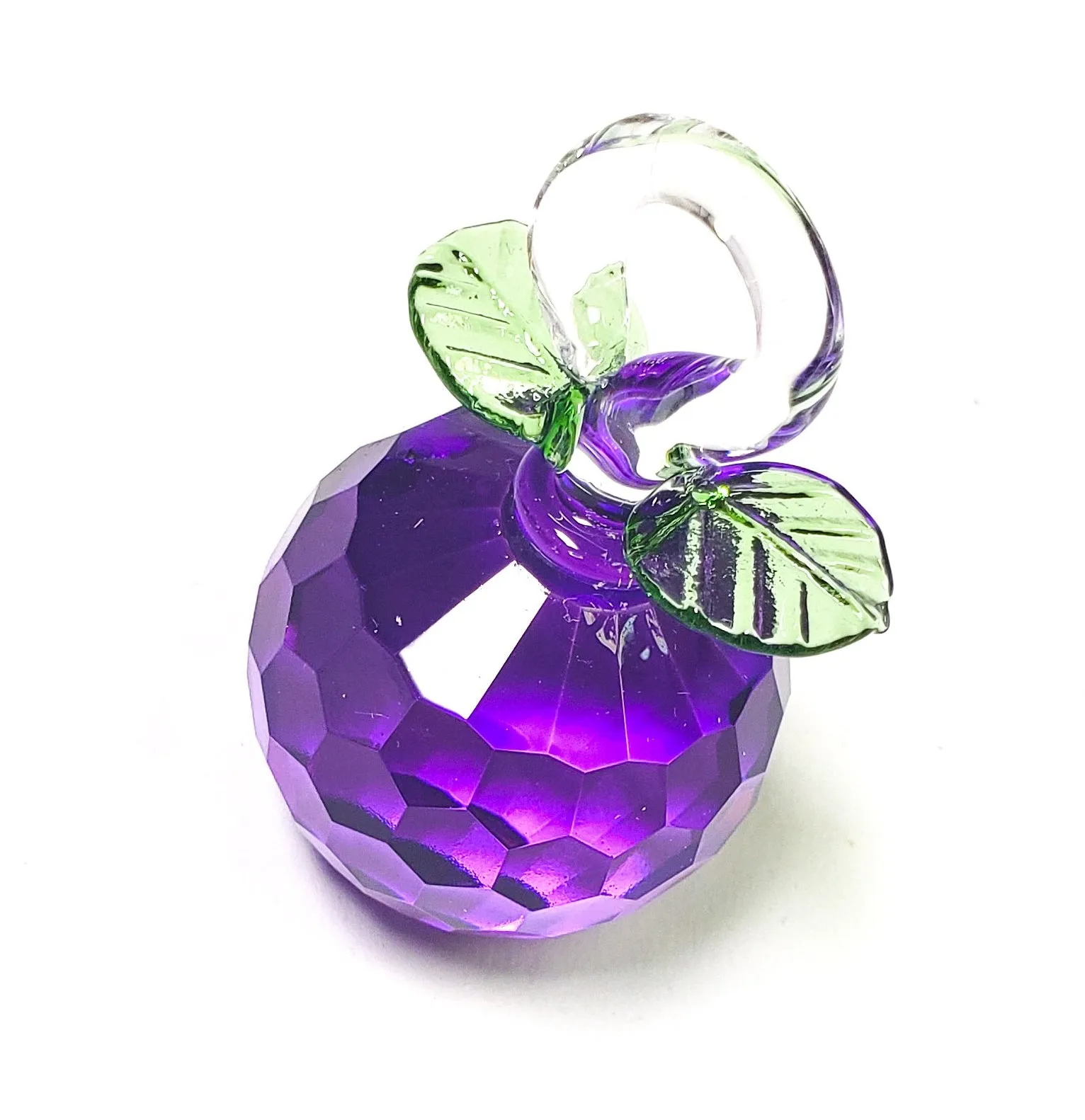 Murano Style Glass Apples for Chandeliers 30mm Fruit Ornaments