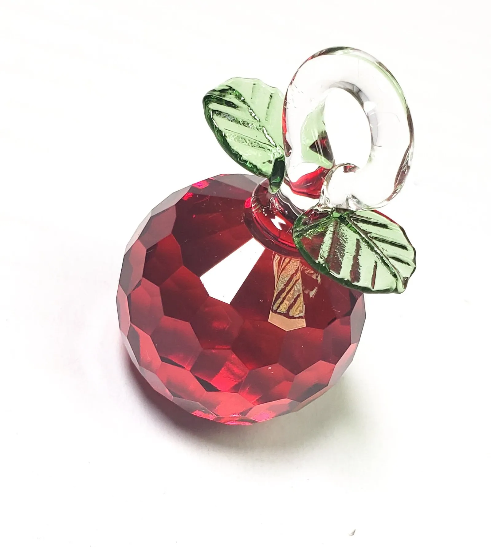 Murano Style Glass Apples for Chandeliers 30mm Fruit Ornaments
