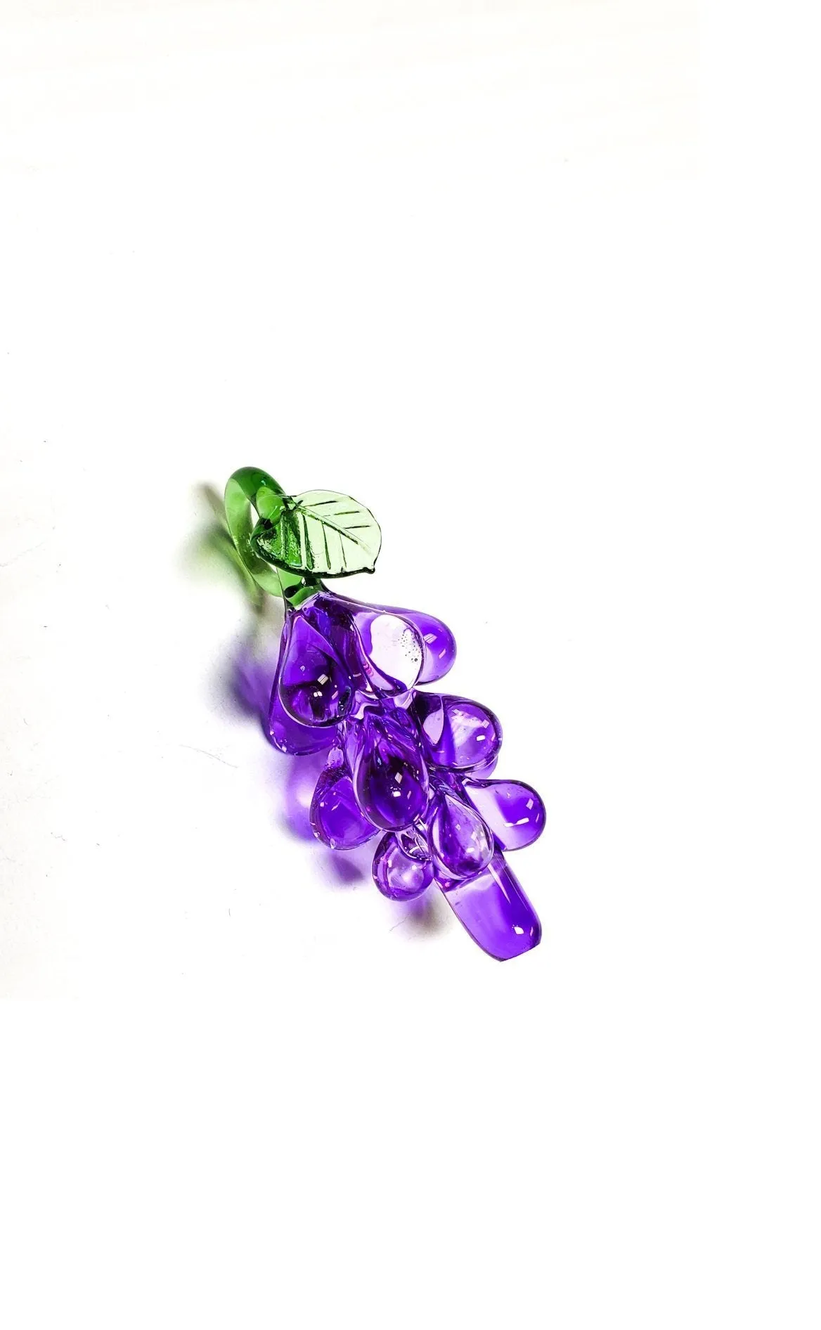 Murano Style Glass Grapes for Chandeliers 65mm Fruit Ornaments