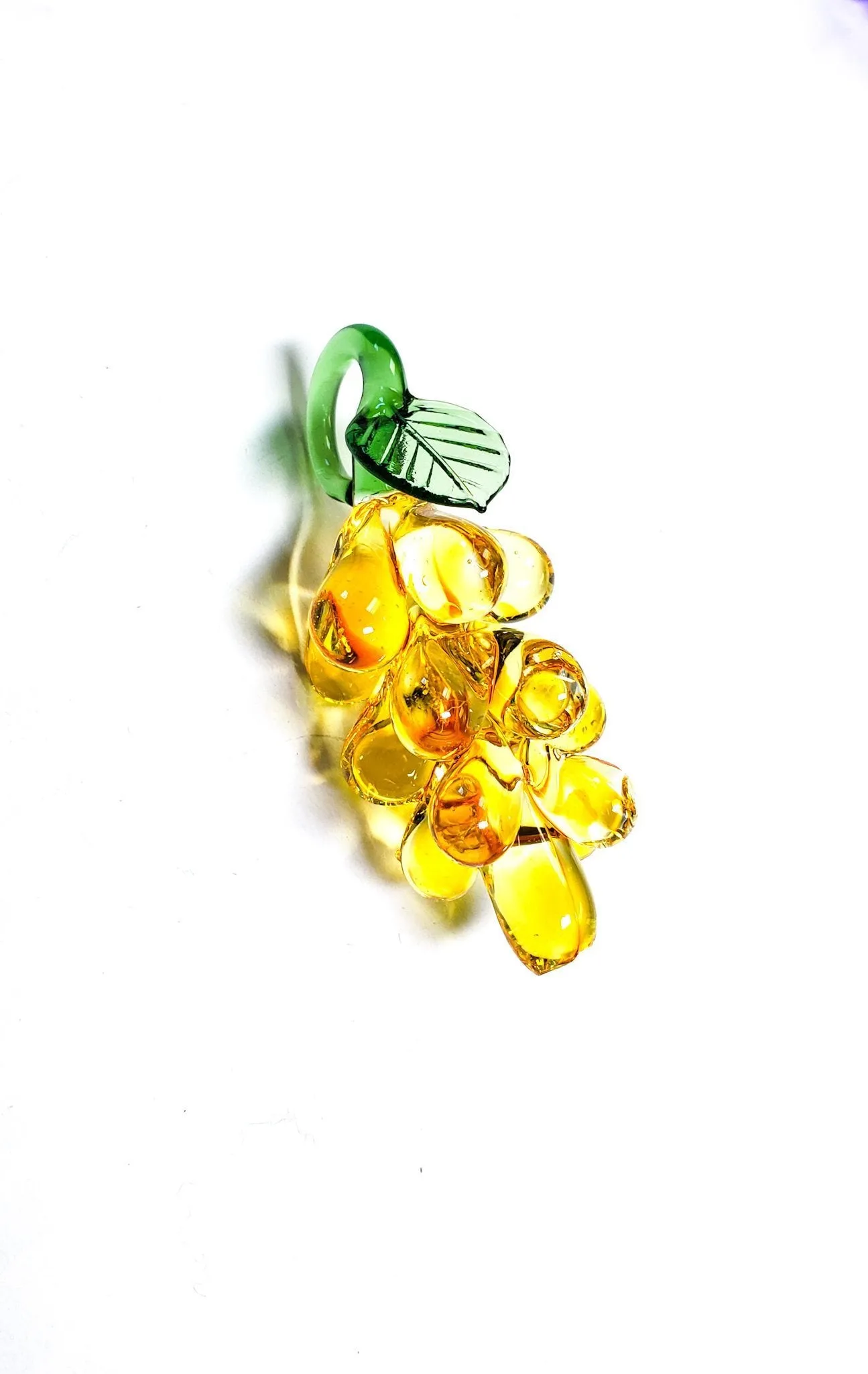 Murano Style Glass Grapes for Chandeliers 65mm Fruit Ornaments