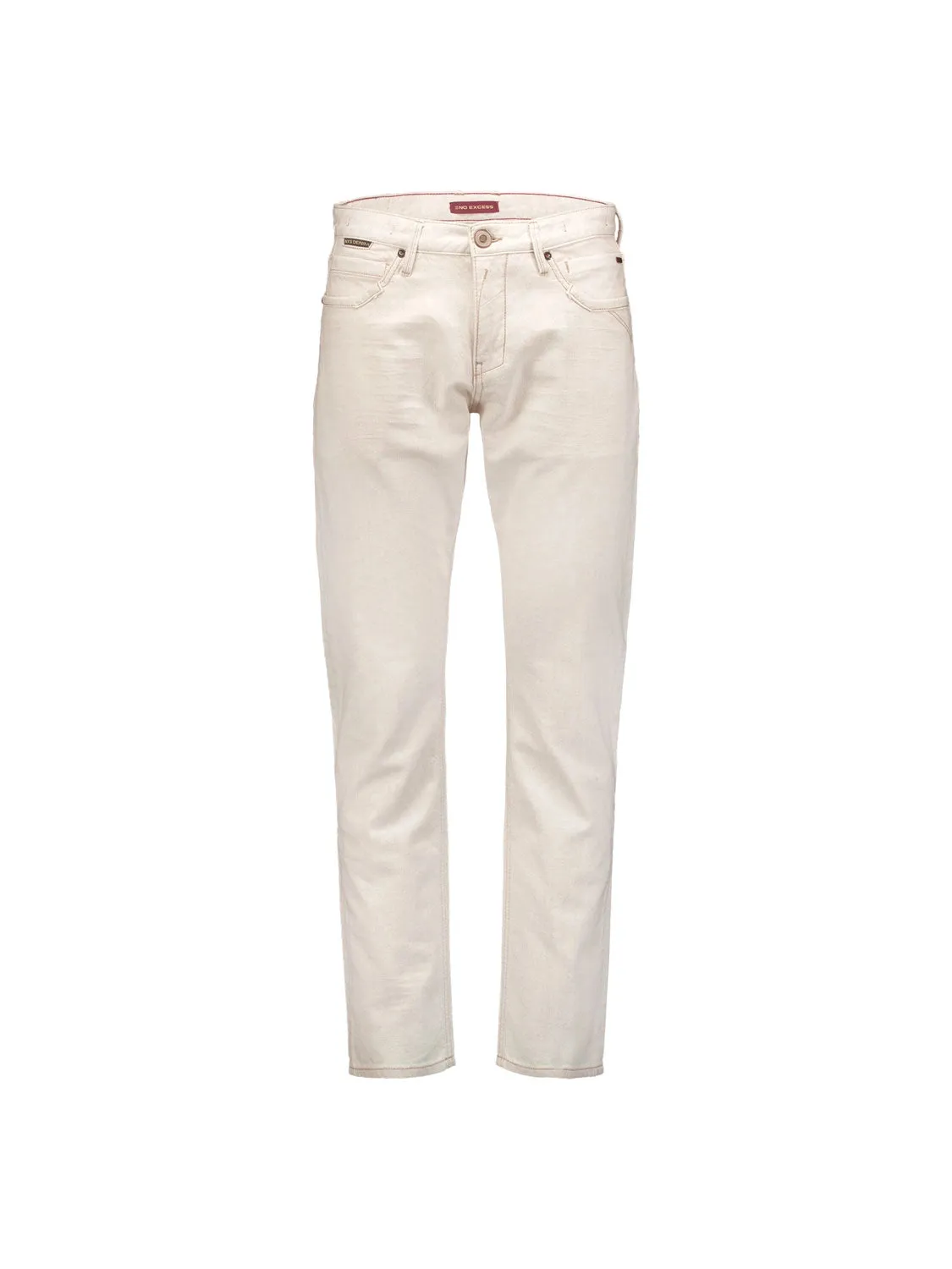 NO EXCESS 715 RELAXED FIT COTTON LINEN DENIM JEAN 23715D27N