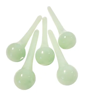 Opaline Jadeite Green 60mm Raindrop Chandelier Crystals, Pack of 5