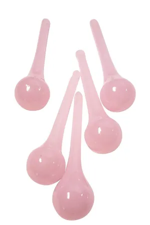 Opaline Pink 60mm Raindrop Chandelier Crystals, Pack of 5