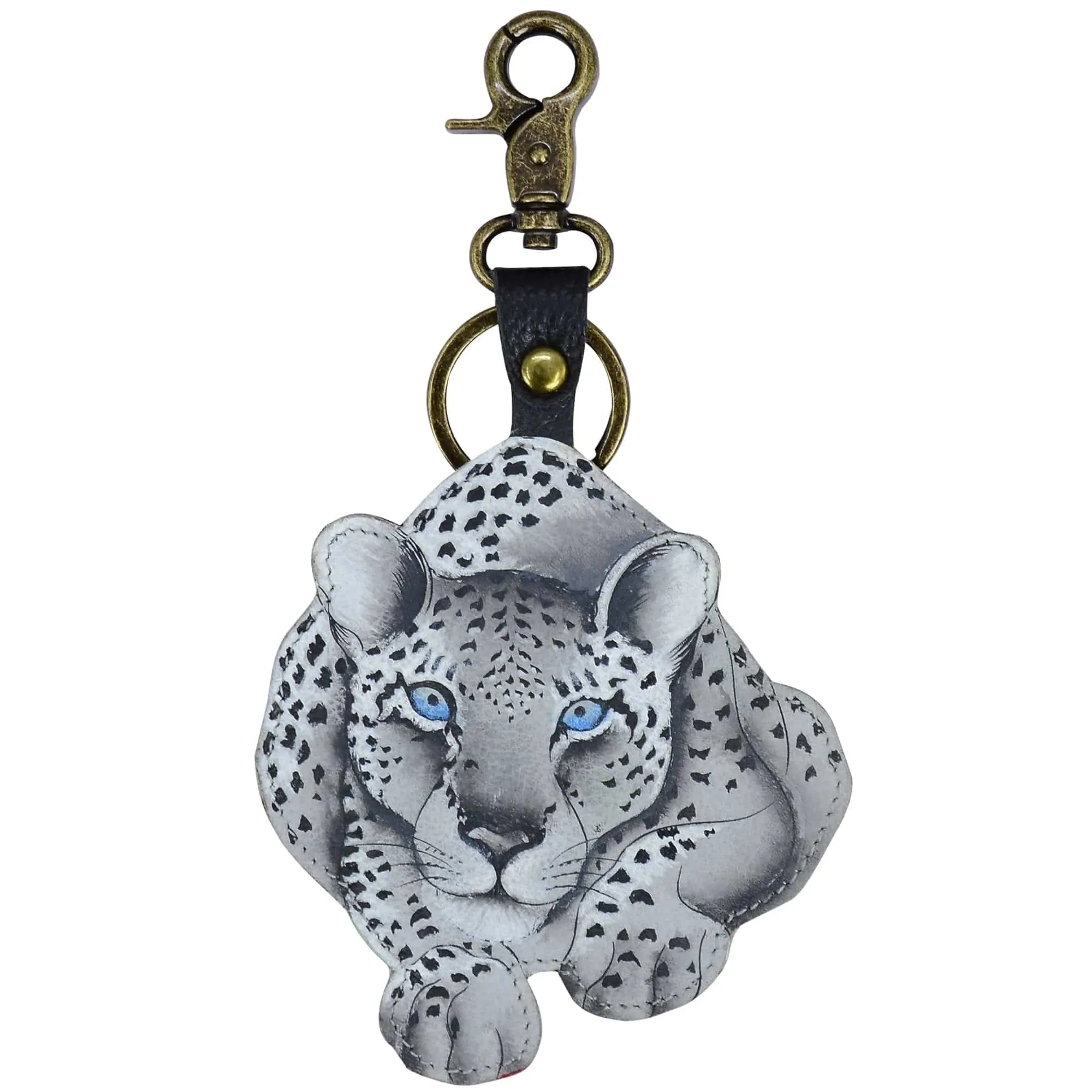 Painted Leather Bag Charm K0023 - Keycharms