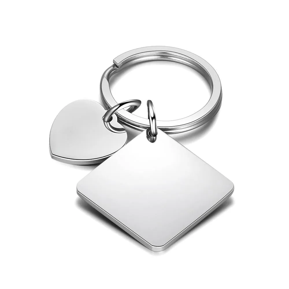 Personalized Date Engraved Keyring