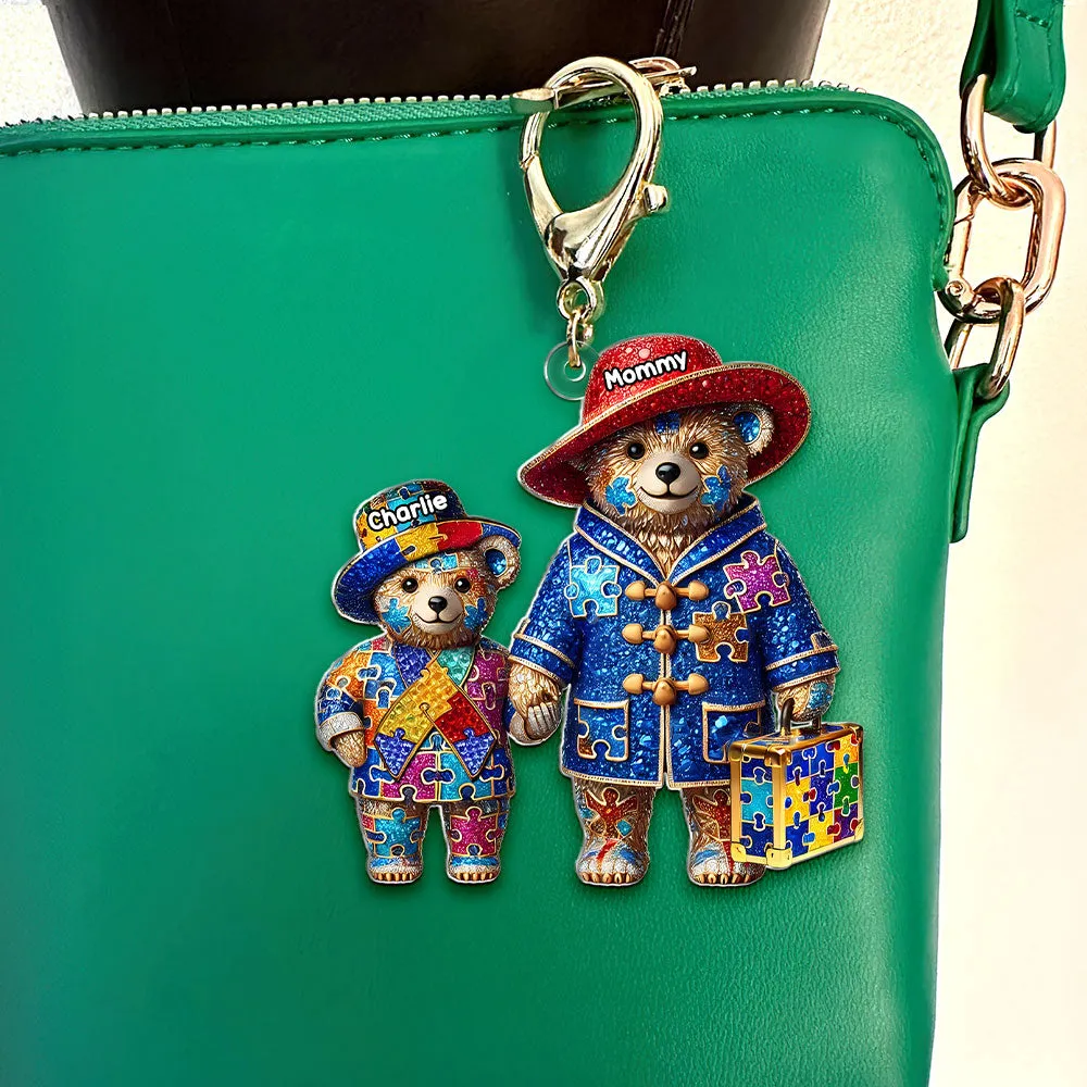 Personalized Gifts For Autism Mom Keychain, Mama Bear 04tgti220325