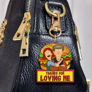Personalized Gifts For Couple Keychain Thanks For Loving Me 06XQQN060225HG