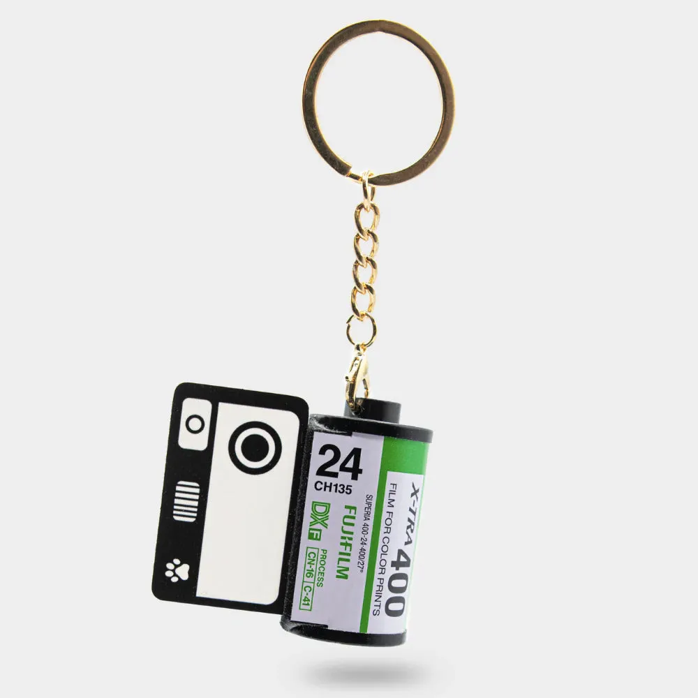 Personalized Photoroll Keychain With Photos Dog