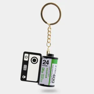Personalized Photoroll Keychain With Photos Dog