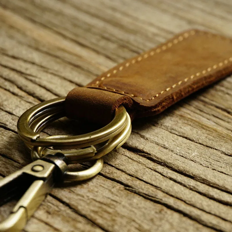 Personalkized Leather Keychain
