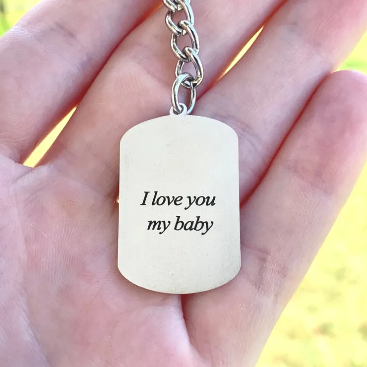 Photo Engraved Keychain