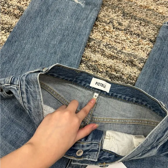 Pistola High Rise Relaxed Jeans Sz 26 | Pistola Presley High Rise Relaxed Roller