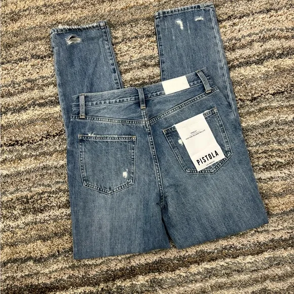 Pistola High Rise Relaxed Jeans Sz 26 | Pistola Presley High Rise Relaxed Roller