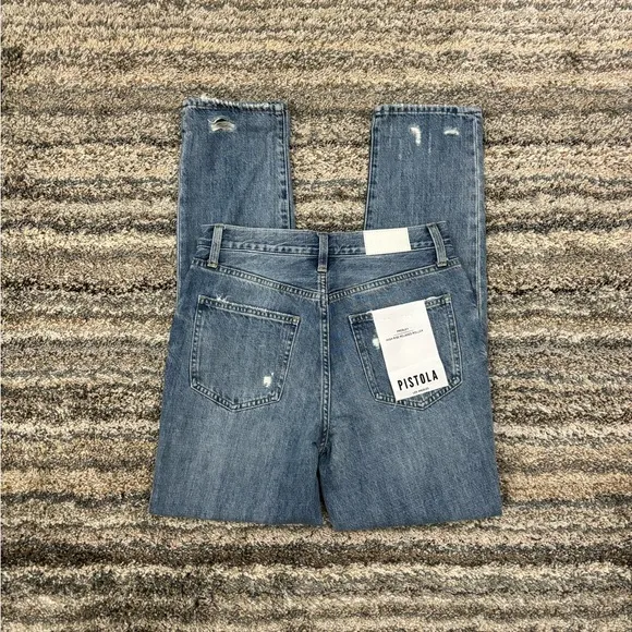 Pistola High Rise Relaxed Jeans Sz 26 | Pistola Presley High Rise Relaxed Roller