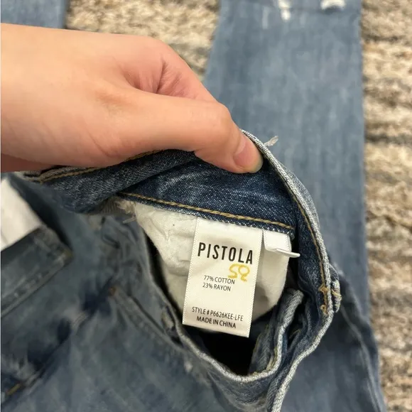 Pistola High Rise Relaxed Jeans Sz 26 | Pistola Presley High Rise Relaxed Roller