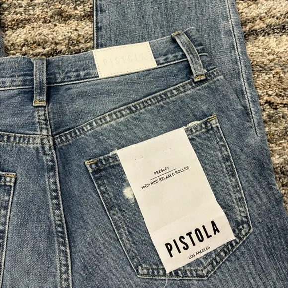 Pistola High Rise Relaxed Jeans Sz 26 | Pistola Presley High Rise Relaxed Roller
