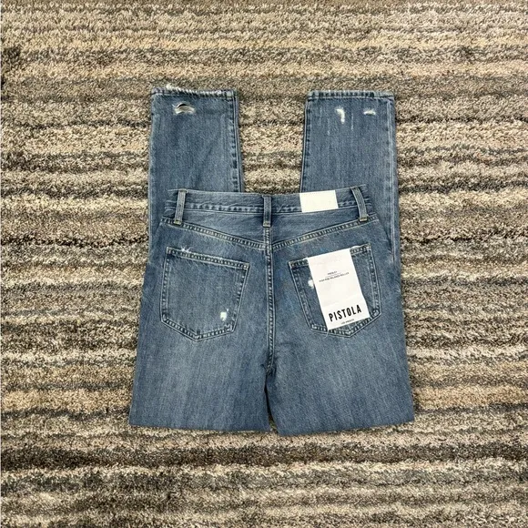 Pistola High Rise Relaxed Jeans Sz 26 | Pistola Presley High Rise Relaxed Roller