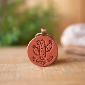 Prickly Pear Keychain