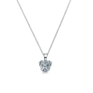 Pug Breed Jewelry Puppy Face Charm