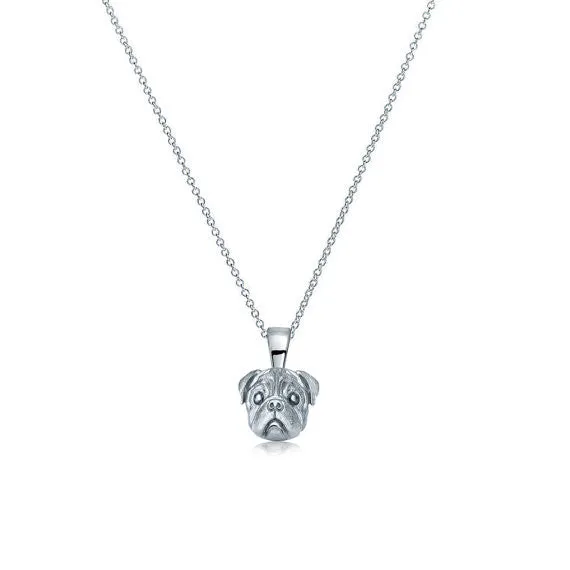 Pug Breed Jewelry Puppy Face Charm