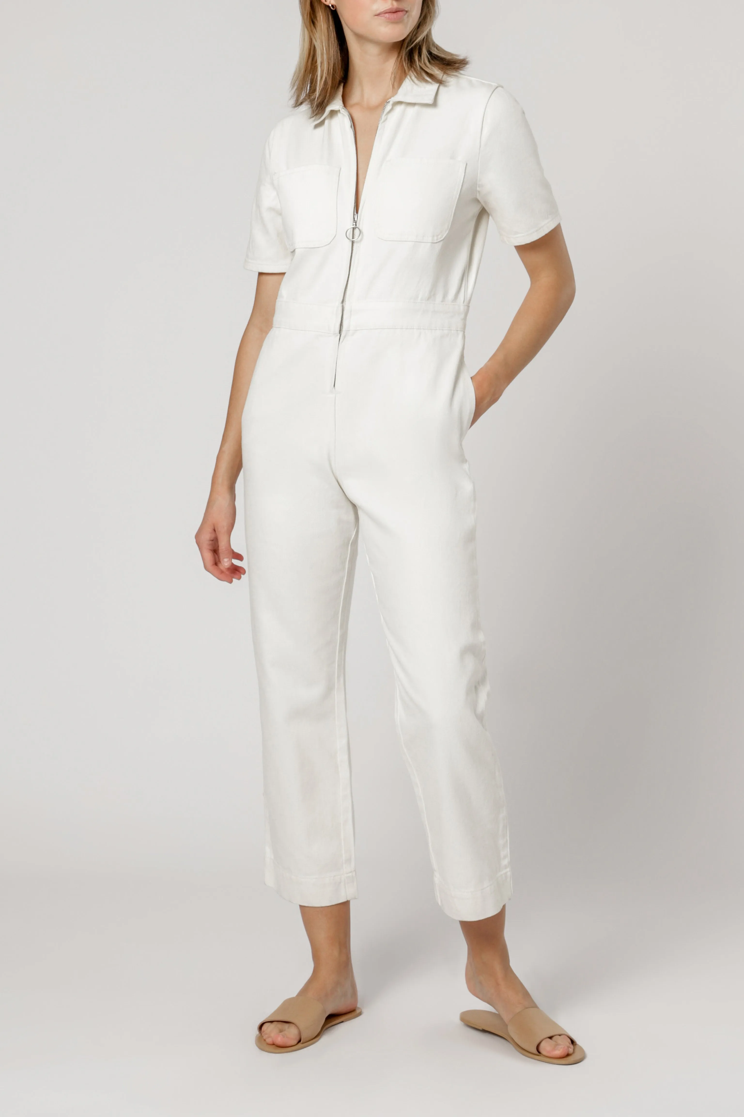 QUINN DENIM BOILER SUIT