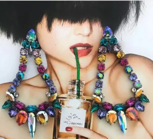 "Gaulty" Chandelier Earrings
