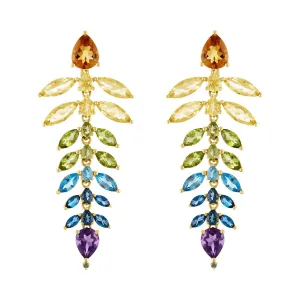Rainbow Chandelier Earrings