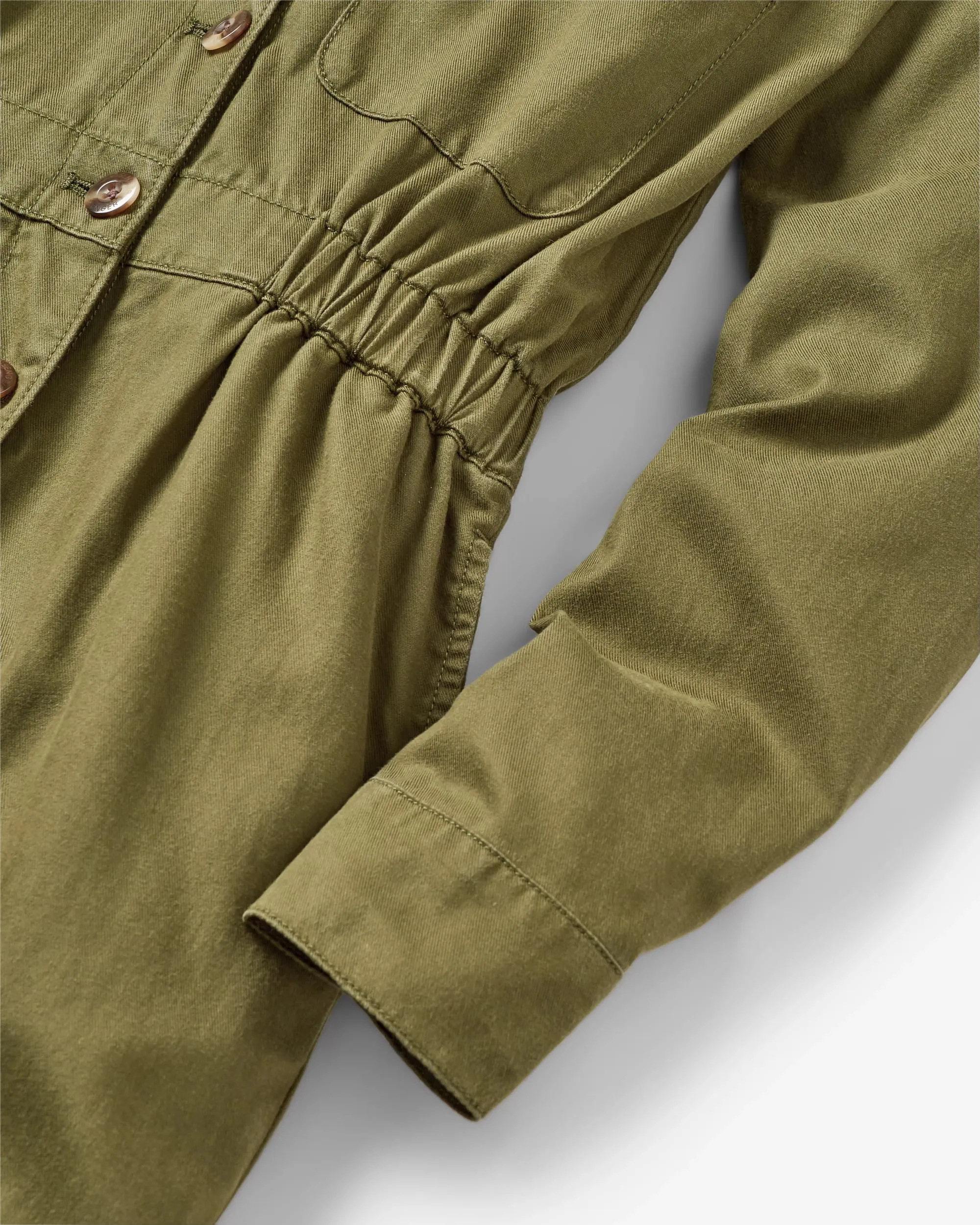 Resonate Boiler Suit - Khaki Green