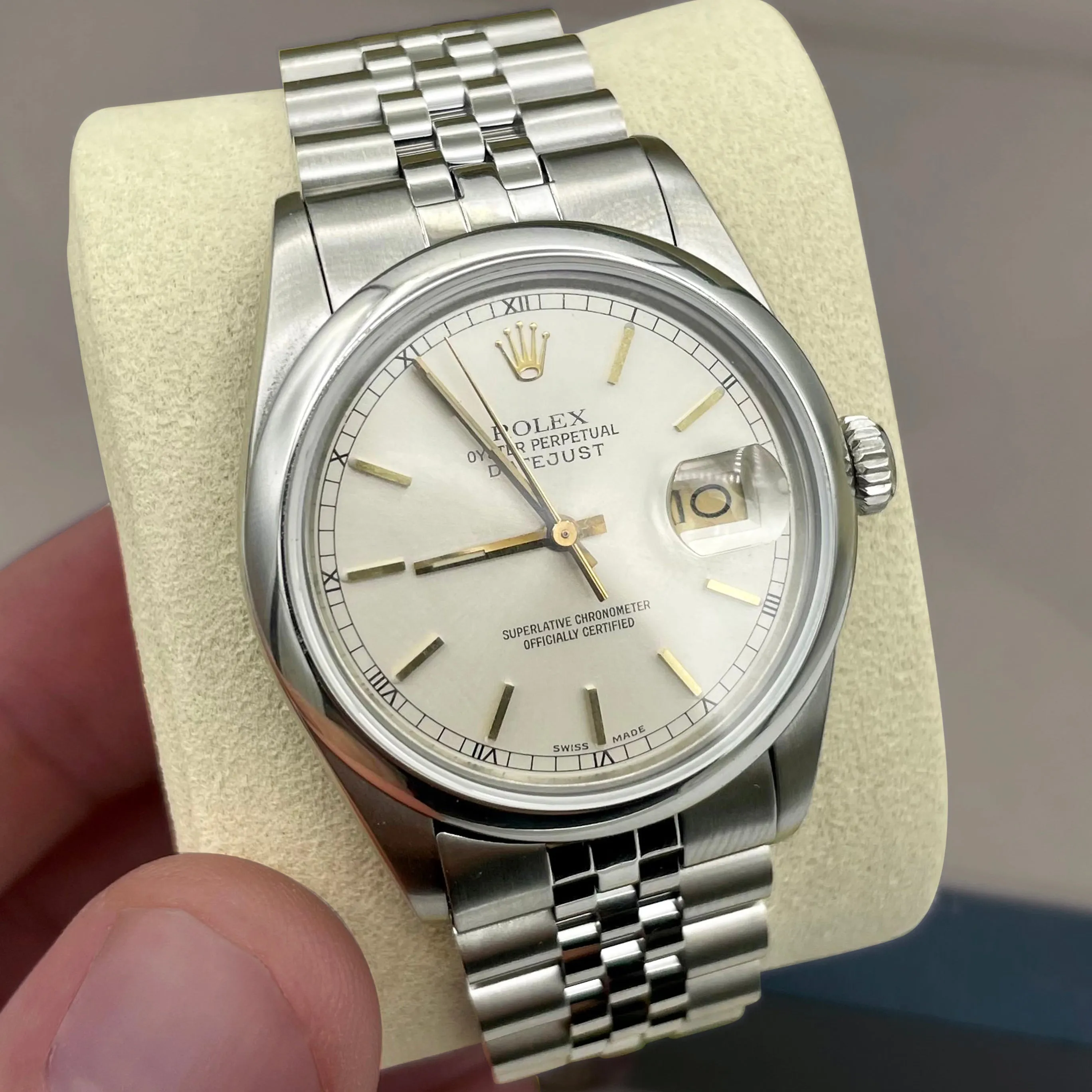 Rolex DateJust 36mm Stainless Steel White Dial