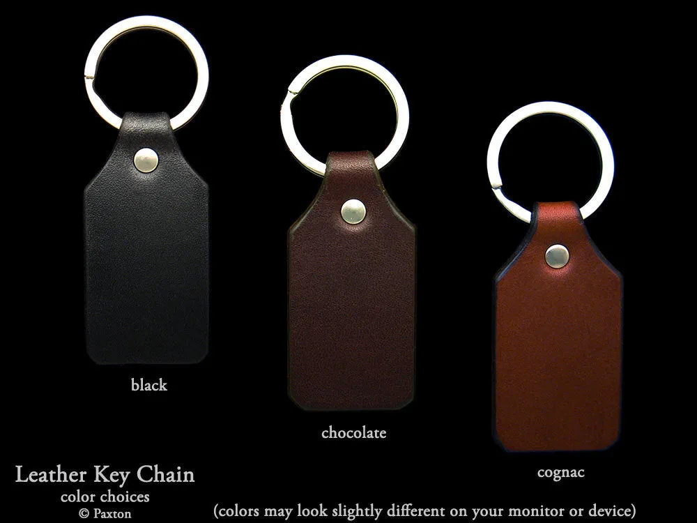 Rose Flower Key Chain / Key Ring Sterling Silver