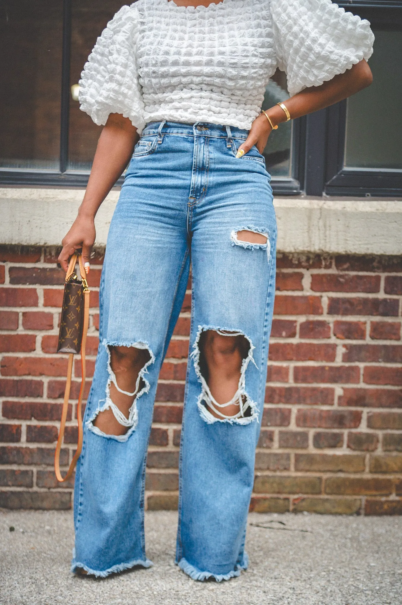 SALE-KNEES KNEES HIGH RISE JEANS- AVAILABLE UP TO SIZE 13
