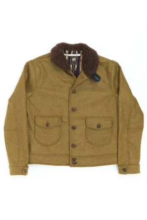 Scarti Lab Cossack Jacket 707F-SE430 Melton Wool Khaki