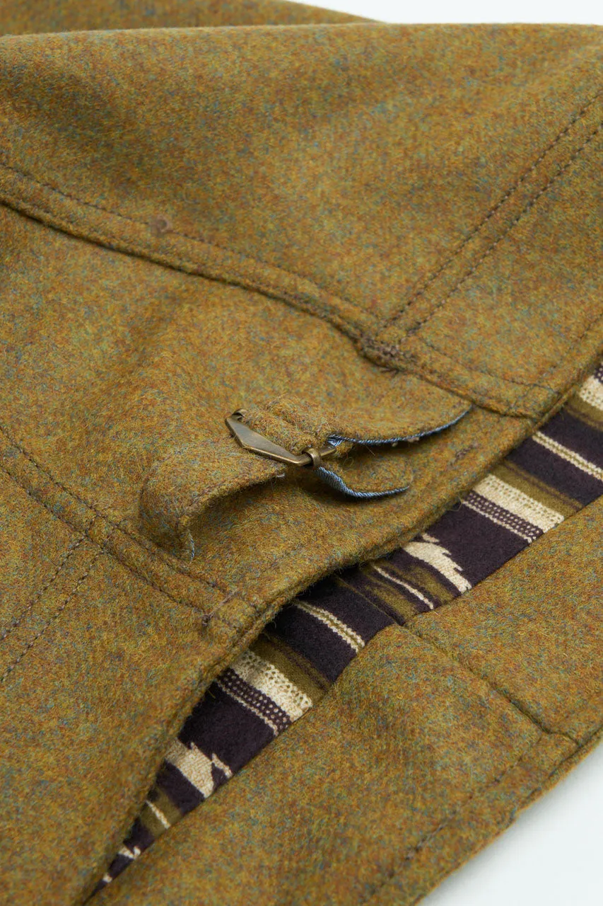 Scarti Lab Cossack Jacket 707F-SE430 Melton Wool Khaki