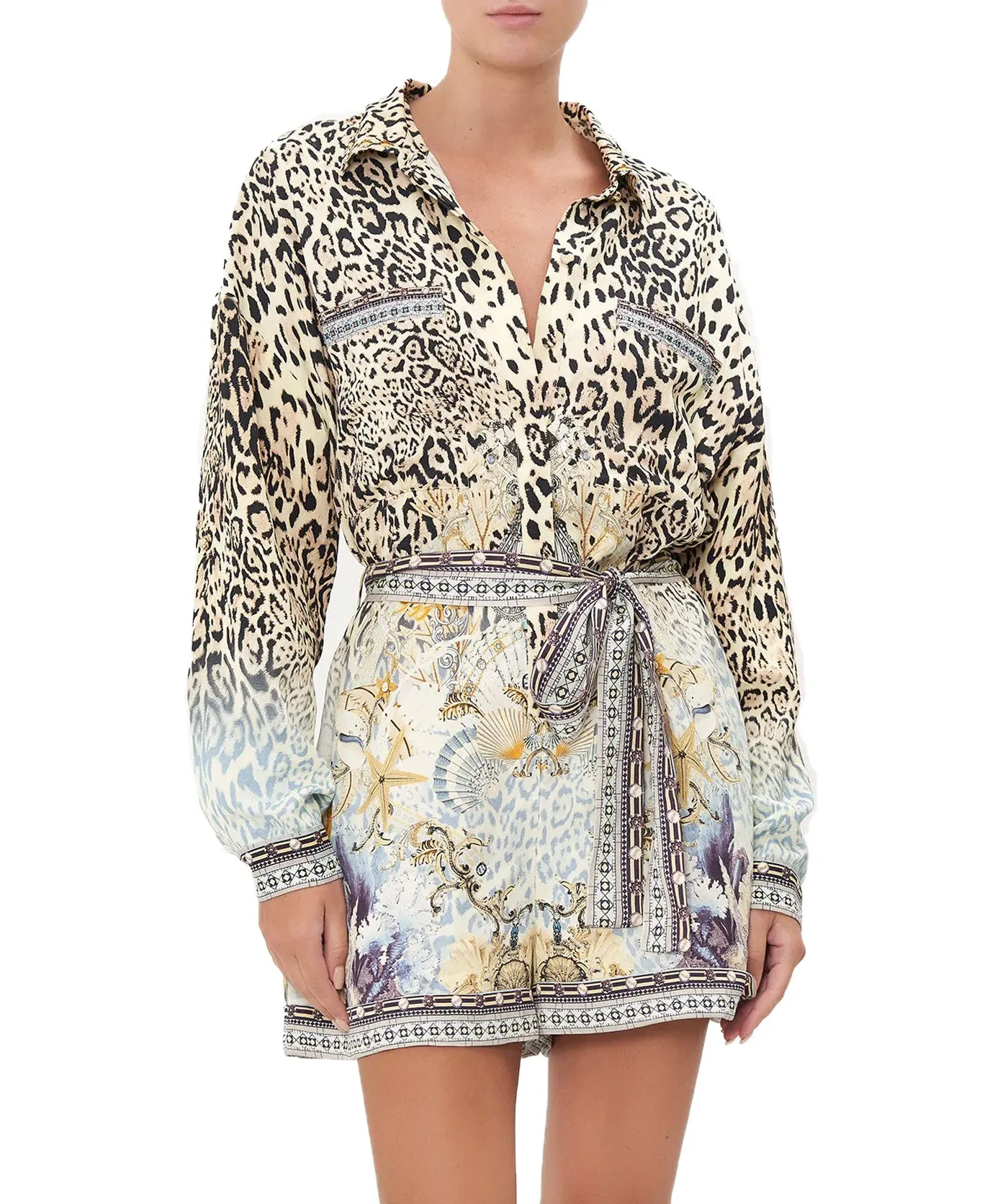 Seahorse Sonnet Long Sleeve Boiler Playsuit