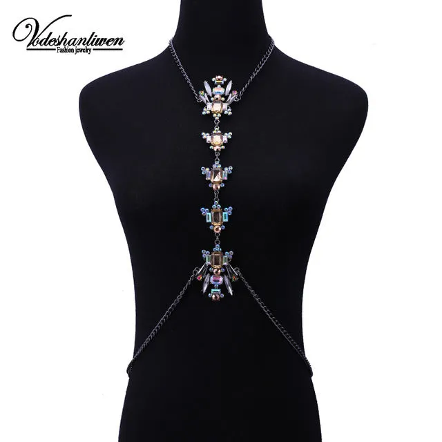 Sexy Design Luxury Crystal Body Chain