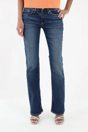 Silver Jean Suki Mid Rise Slim Bootcut - Blue